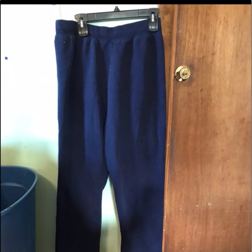 Blue sweatpants